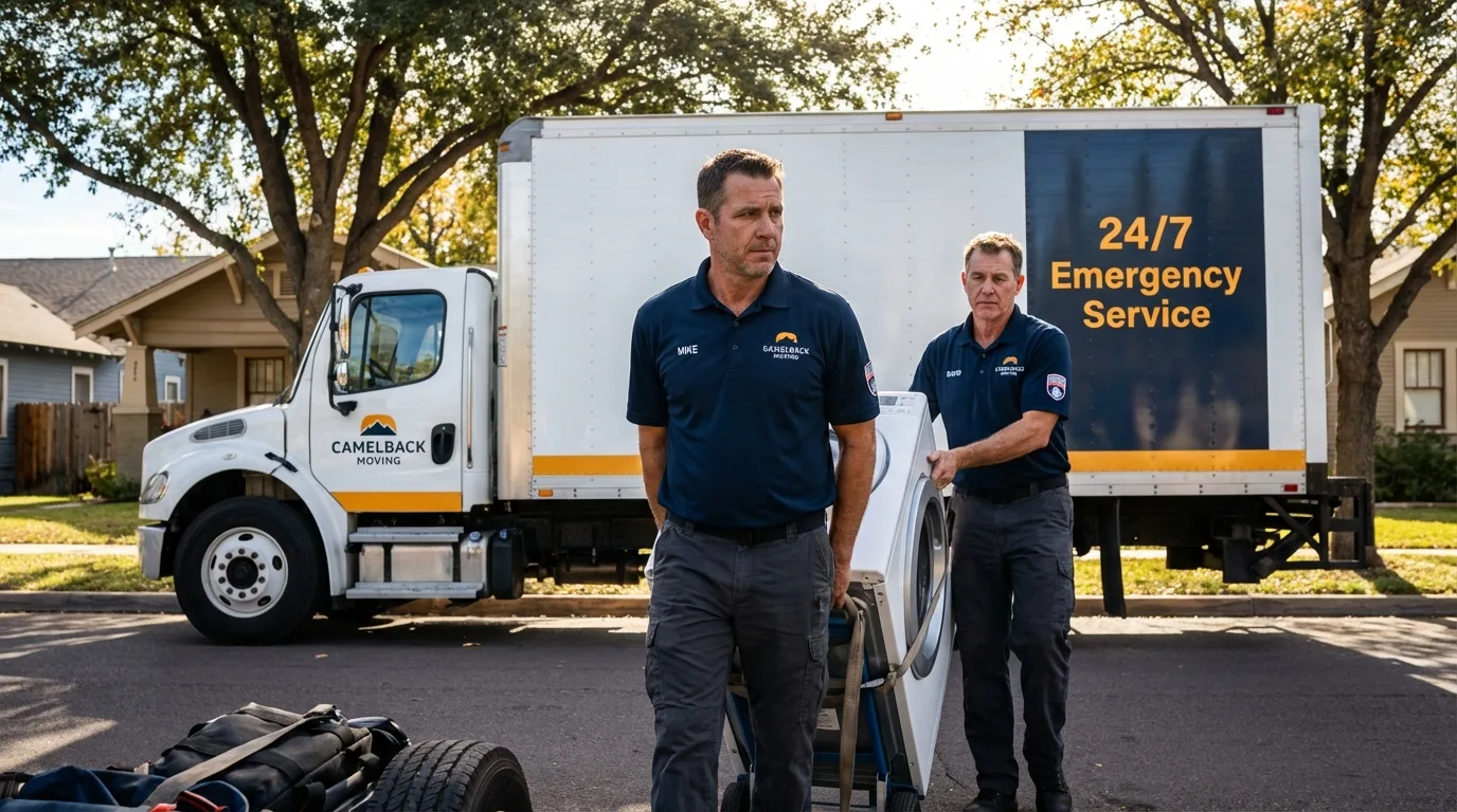 CamelBack Moving crew loading furniture in Roswell, GA